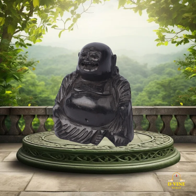 Karungali Kubera Sitting Statue